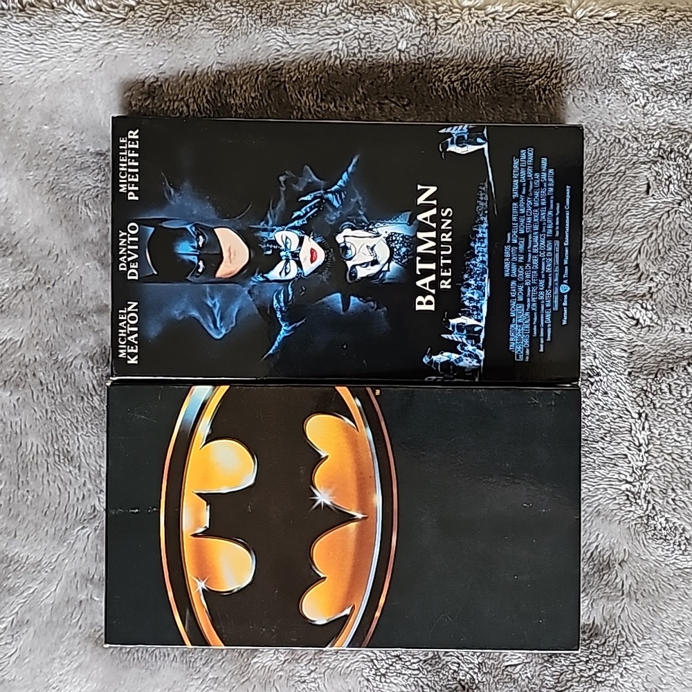 Batman and Batman Returns original VHS